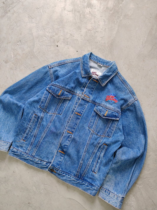 Denim Jacket Planet Hollywood Honolulu 1991 — Talla M