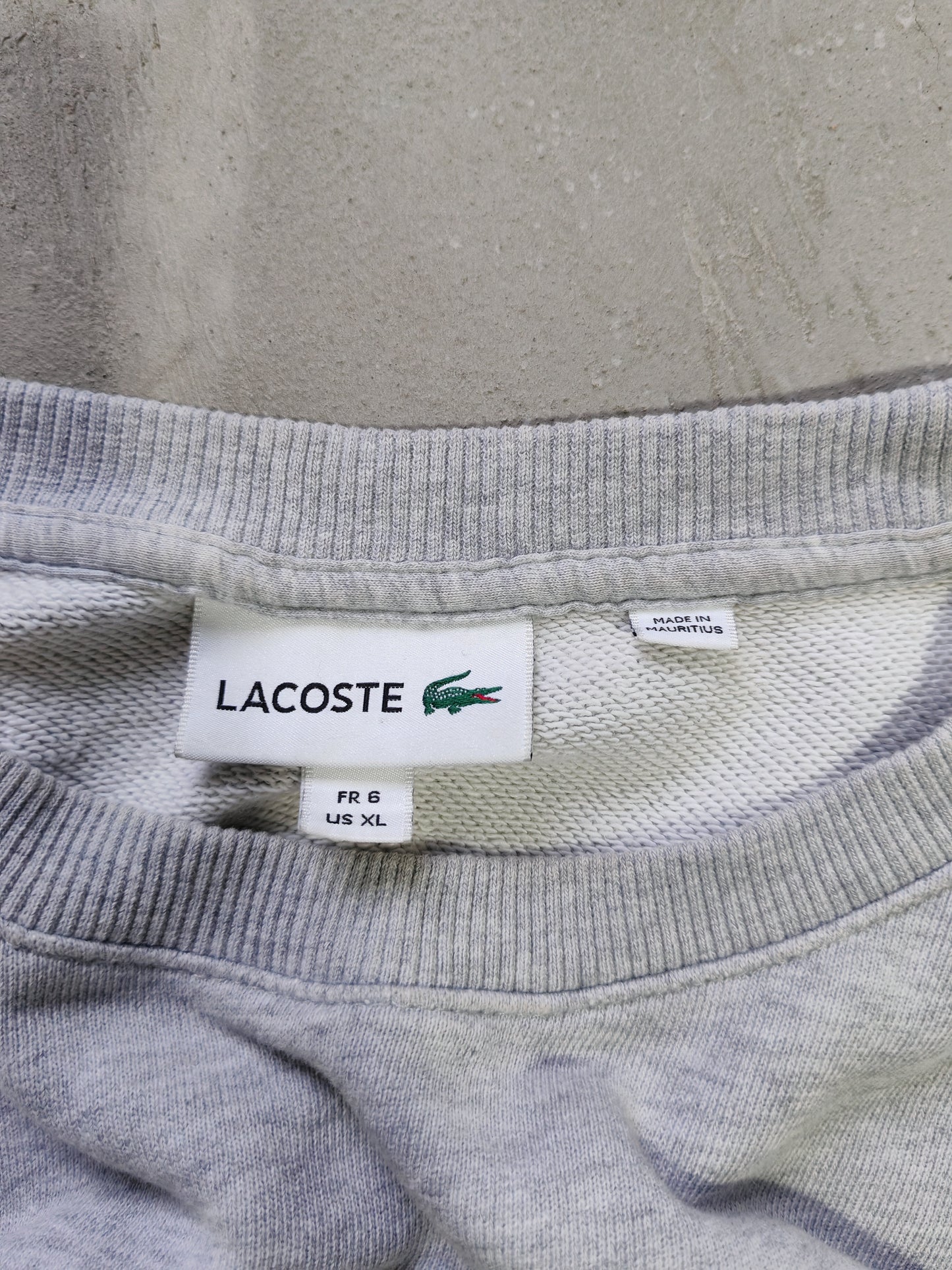Crewneck Lacoste Gris - Talla L