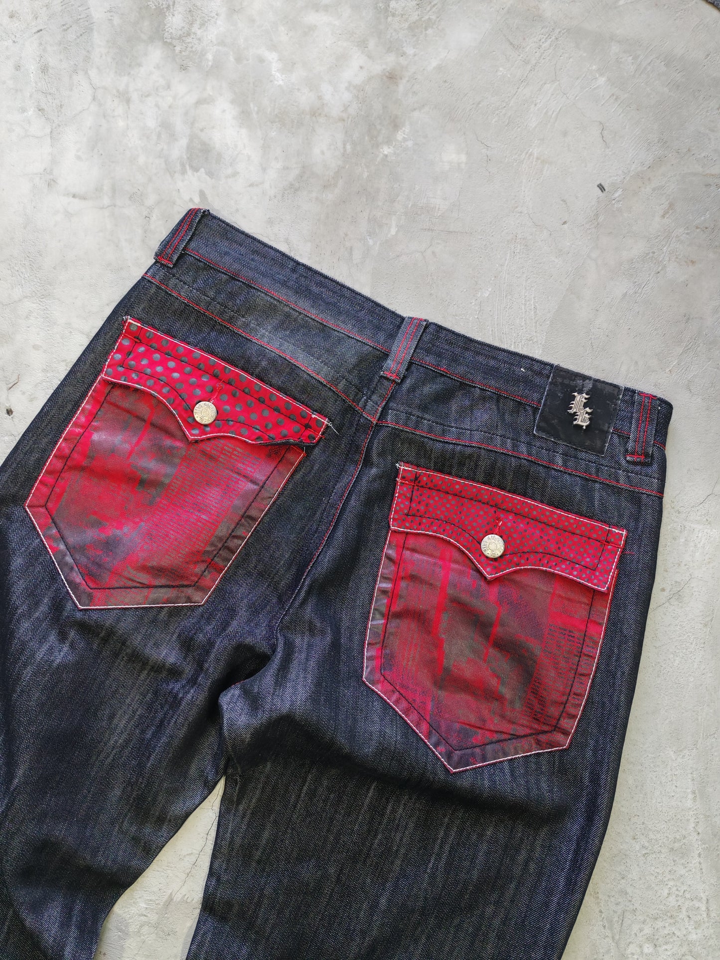 Jeans Five Elementz Y2K - Talla 36x34