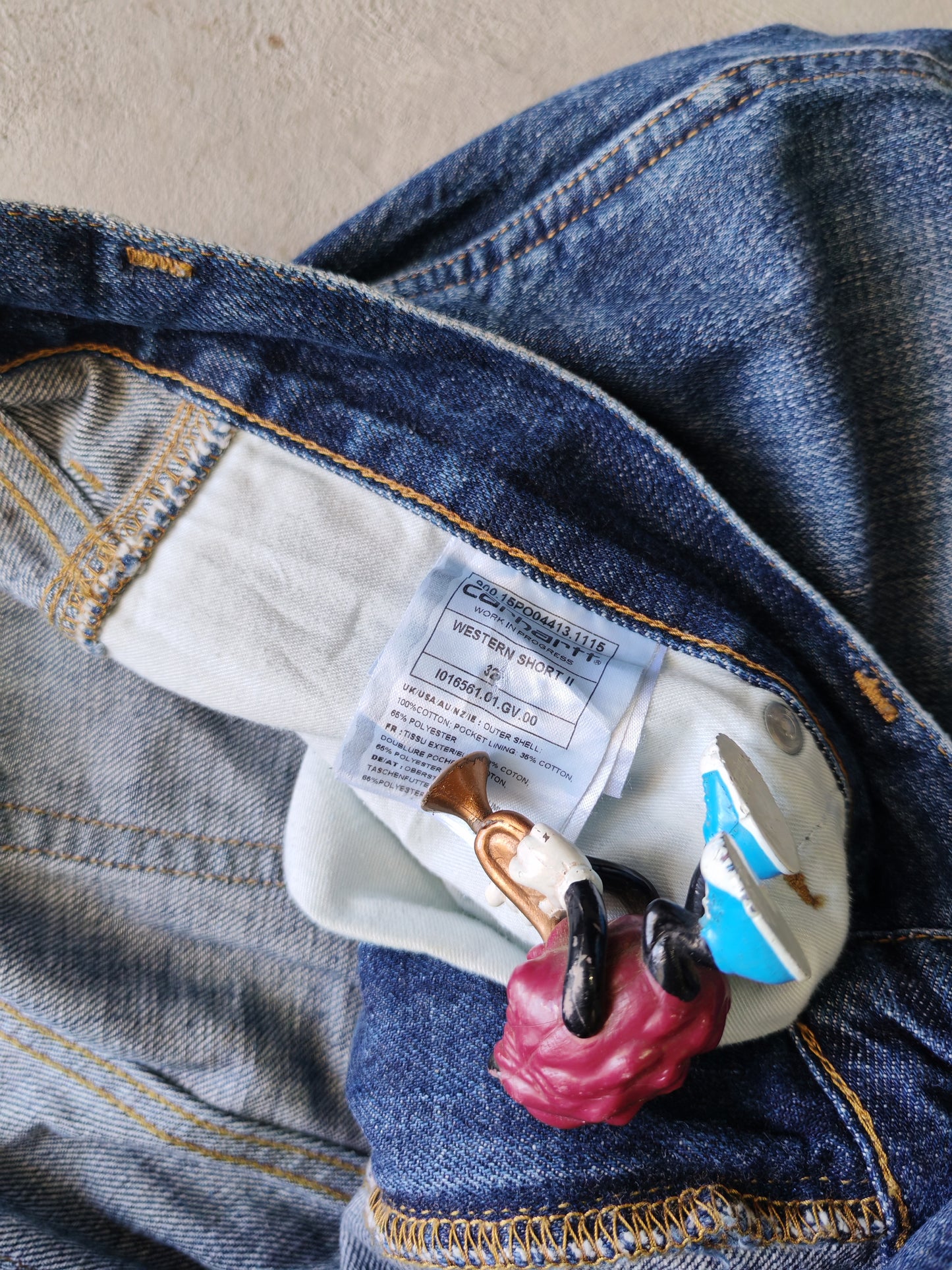Carhartt WIP Western Short II Denim Blue – W34