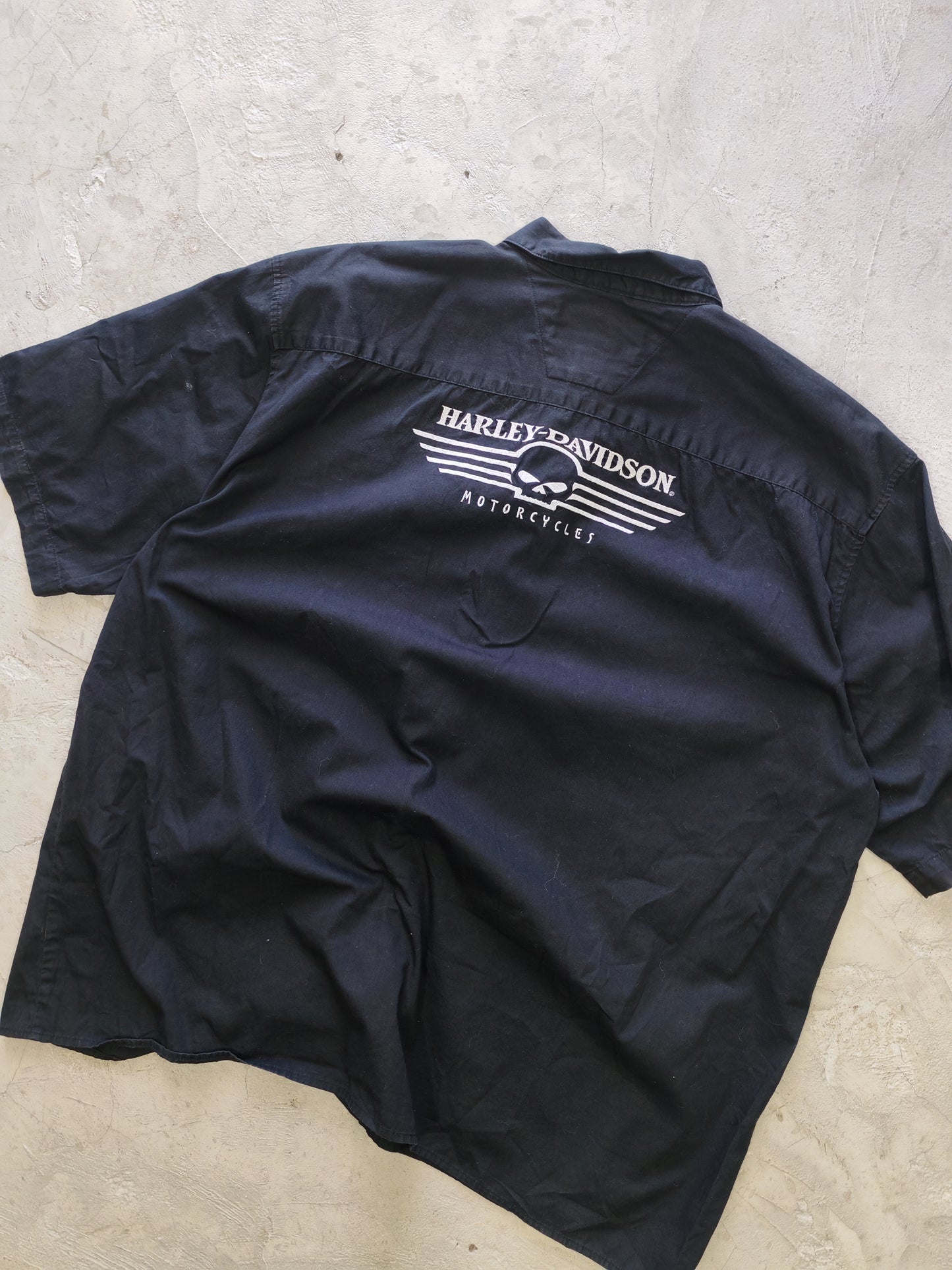 Harley-Davidson Willie G. Skull Work Shirt Black – XL