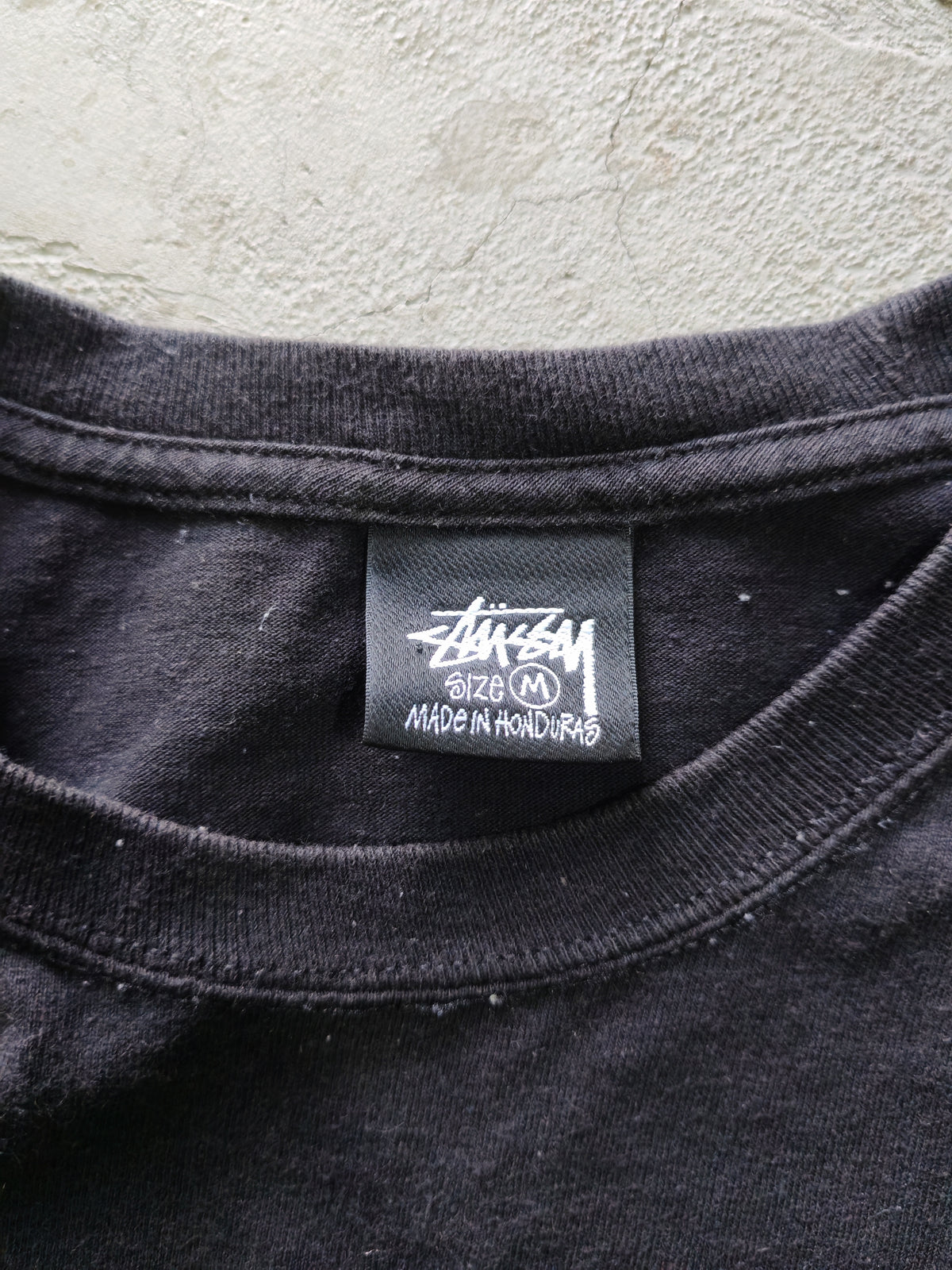 Tee Stüssy Negro — Talla L