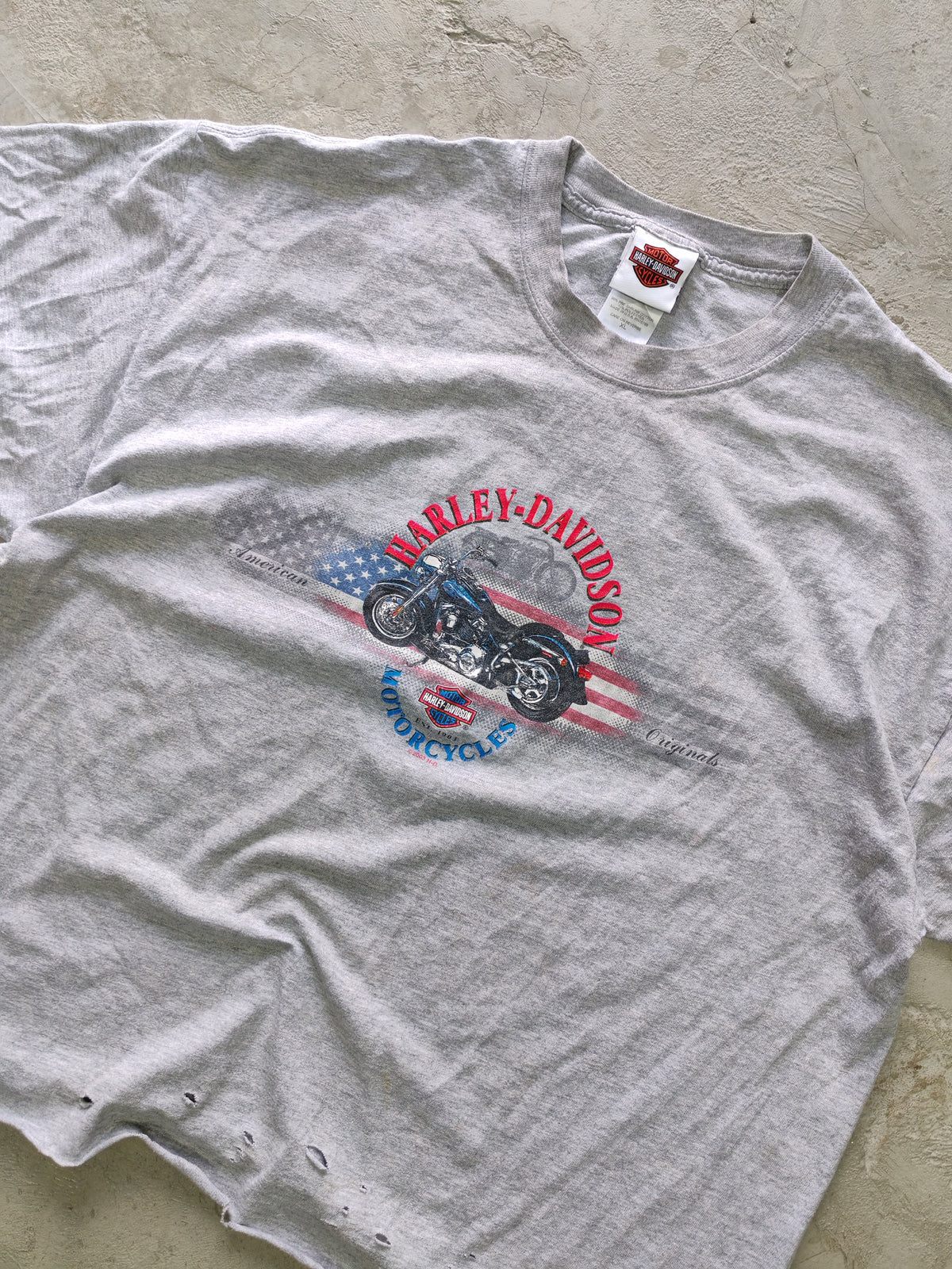 Tee Harley-Davidson Gris — Talla L
