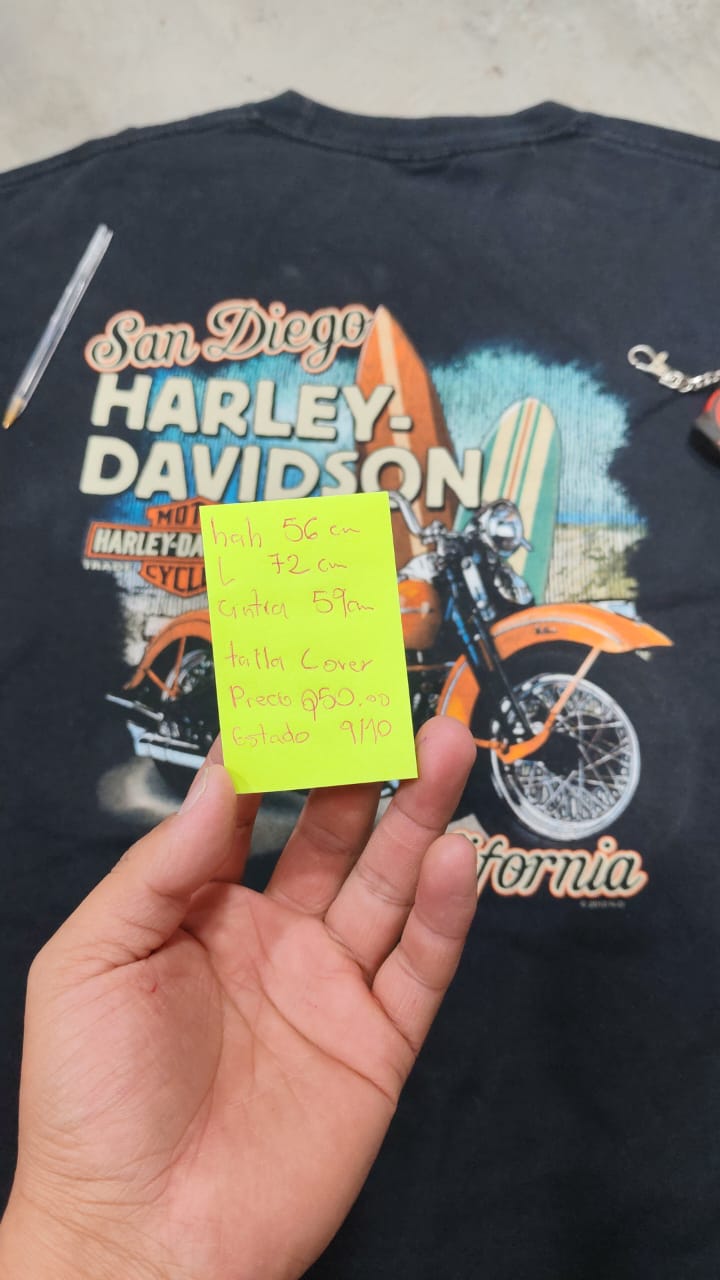 Tee Harley-Davidson Negro — Talla L