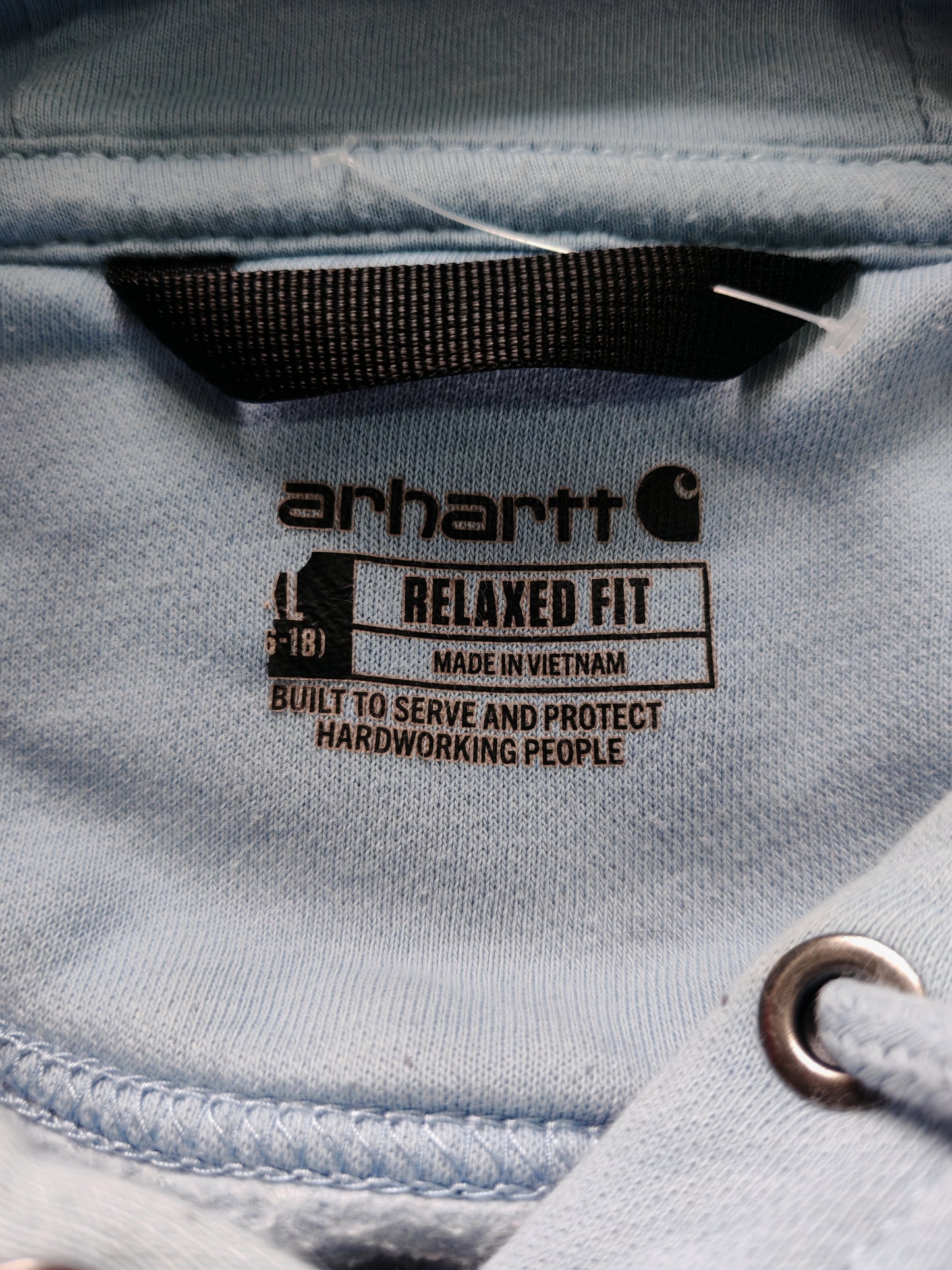Carhartt Hoodie Celeste Talla M