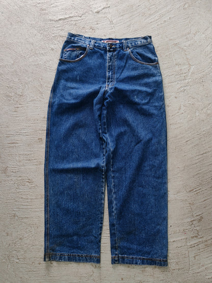 Pantalón Baggy Bayside Jeans — Azul Claro 34x32