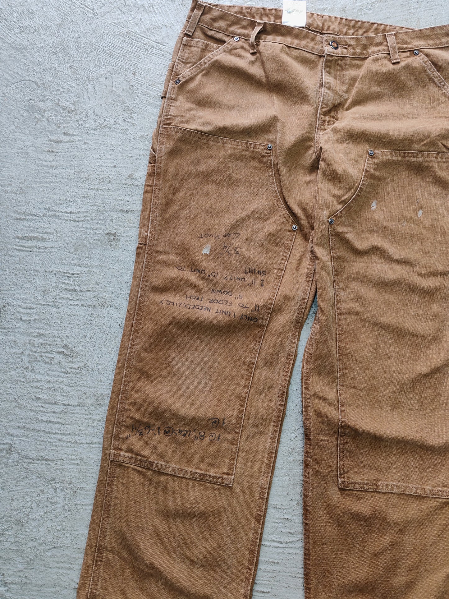 Pantalón Carhartt Doble Rodilla — Beige 36x32 Loose Fit