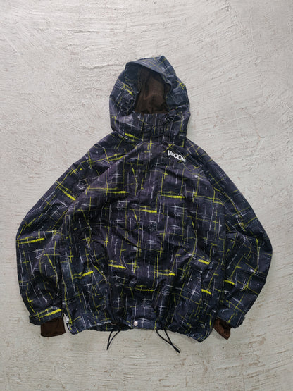 Jacket Volcom Snowboard con Capucha — Print Geométrico XL