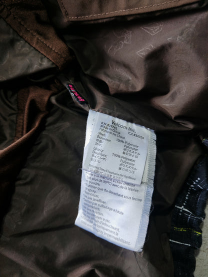 Jacket Volcom Snowboard con Capucha — Print Geométrico XL