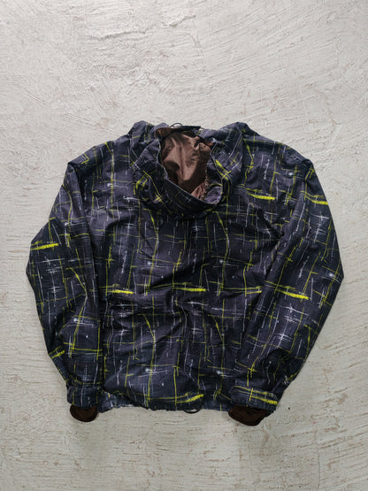 Jacket Volcom Snowboard con Capucha — Print Geométrico XL