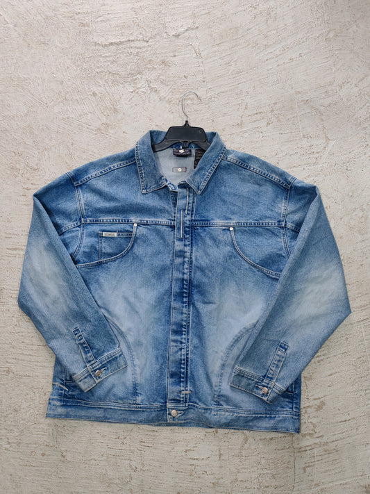 Jacket Denim Rocawear — Azul Claro XL