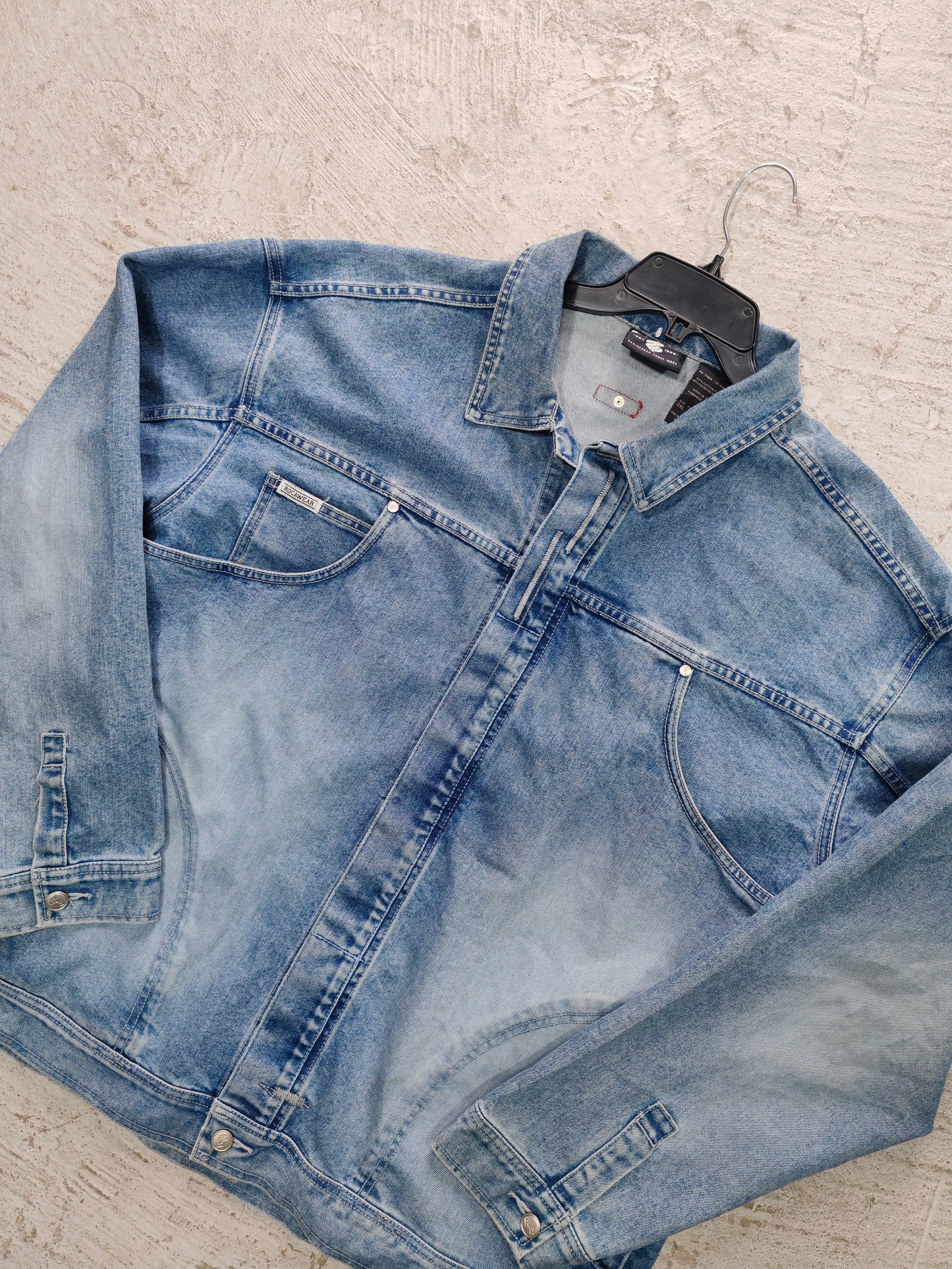 Jacket Denim Rocawear — Azul Claro XL