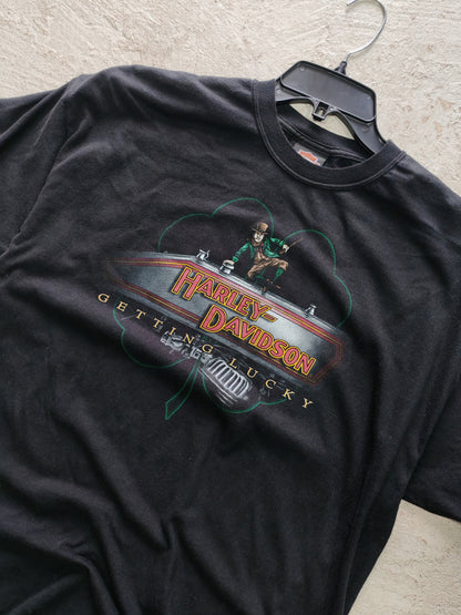 Playera Vintage Harley-Davidson 2009 — Negra Talla L