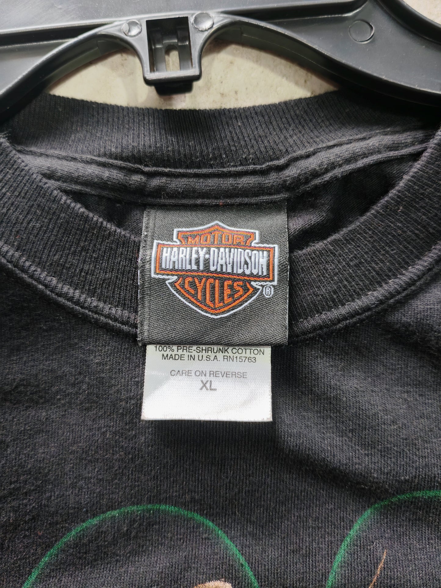 Playera Vintage Harley-Davidson 2009 — Negra Talla L