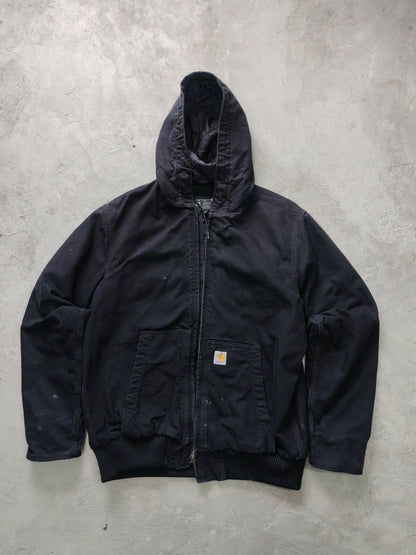 Jacket Carhartt Active Negra con Capucha — Talla L