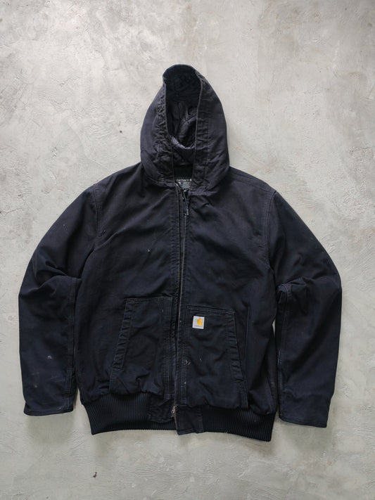 Jacket Carhartt Active Negra con Capucha — Talla L