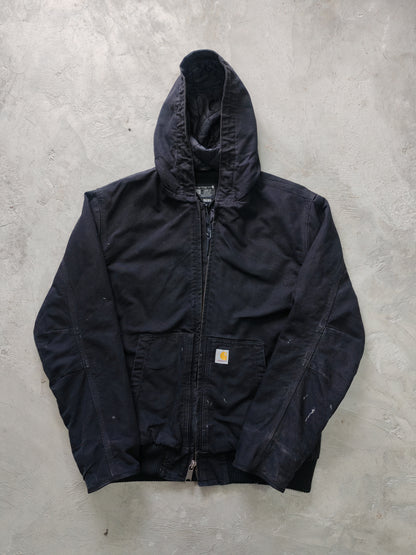 Jacket Carhartt Active Negra con Capucha — Talla L