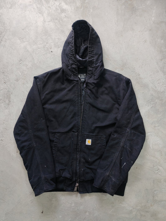 Jacket Carhartt Active Negra con Capucha — Talla L