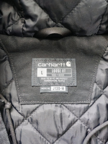 Jacket Carhartt Active Negra con Capucha — Talla L