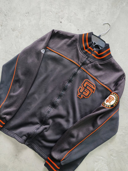 Track Jacket SF Giants Majestic MLB — Negro/Naranja Talla L