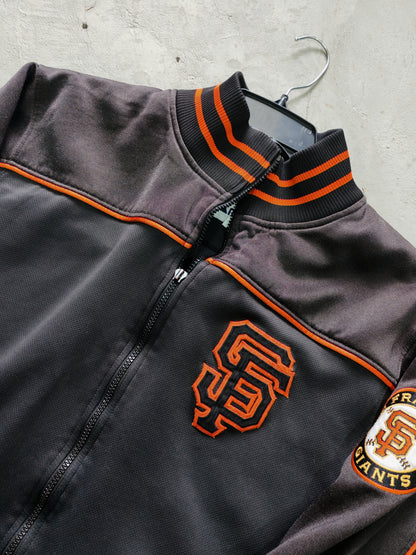 Track Jacket SF Giants Majestic MLB — Negro/Naranja Talla L