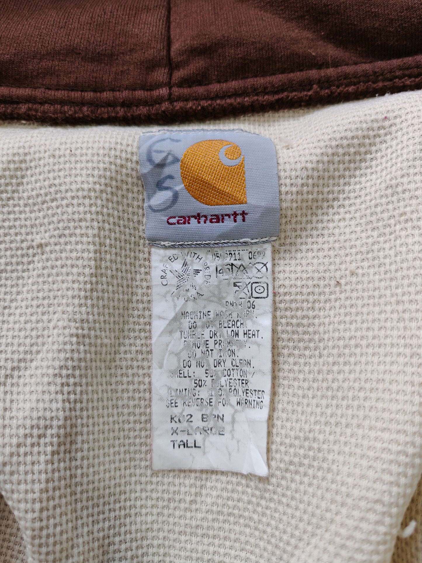 Zip Hoodie Carhartt - Talla XL (Fit Oversize L)