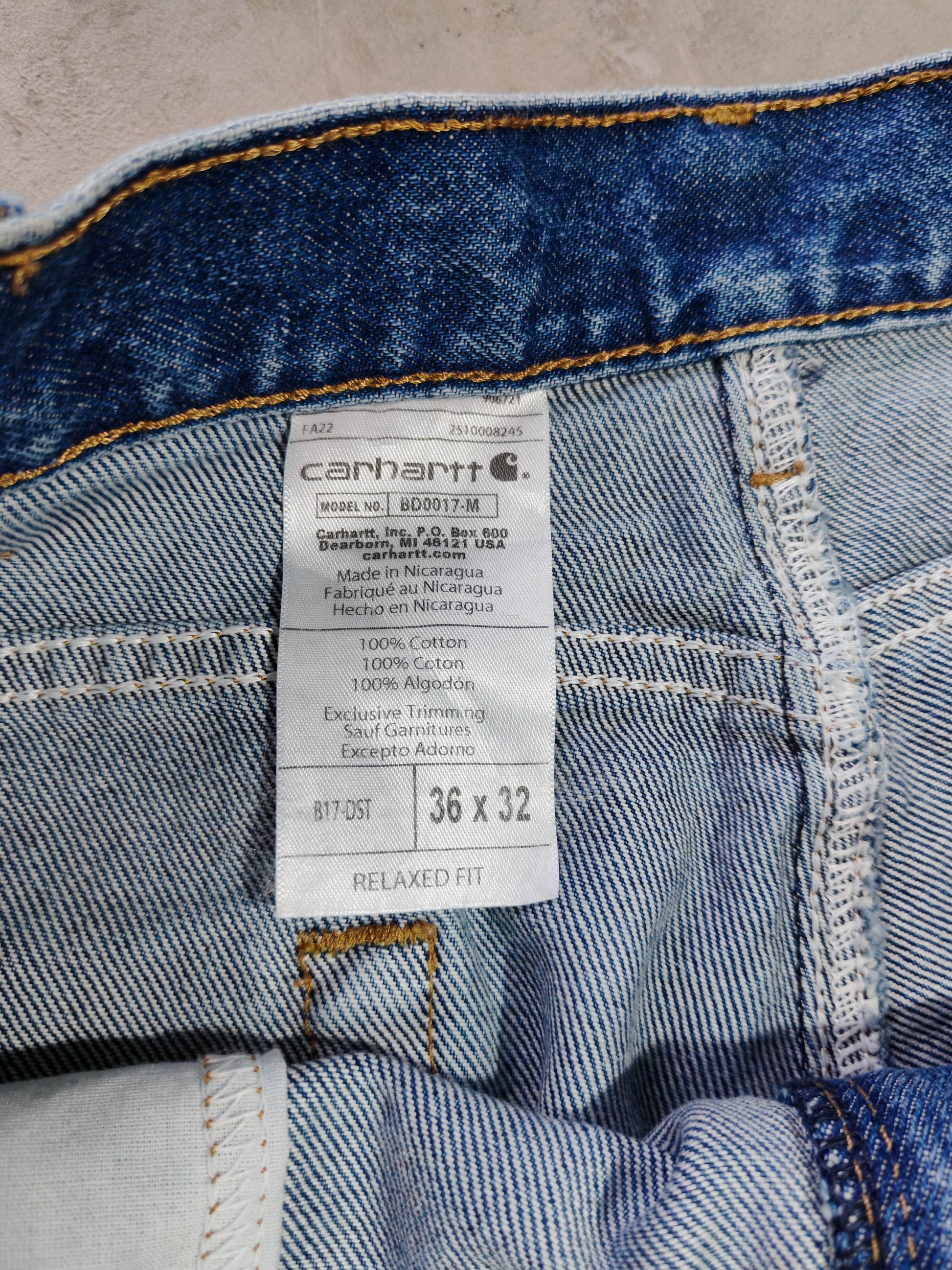 Pantalón Carhartt 36x32 vista trasera