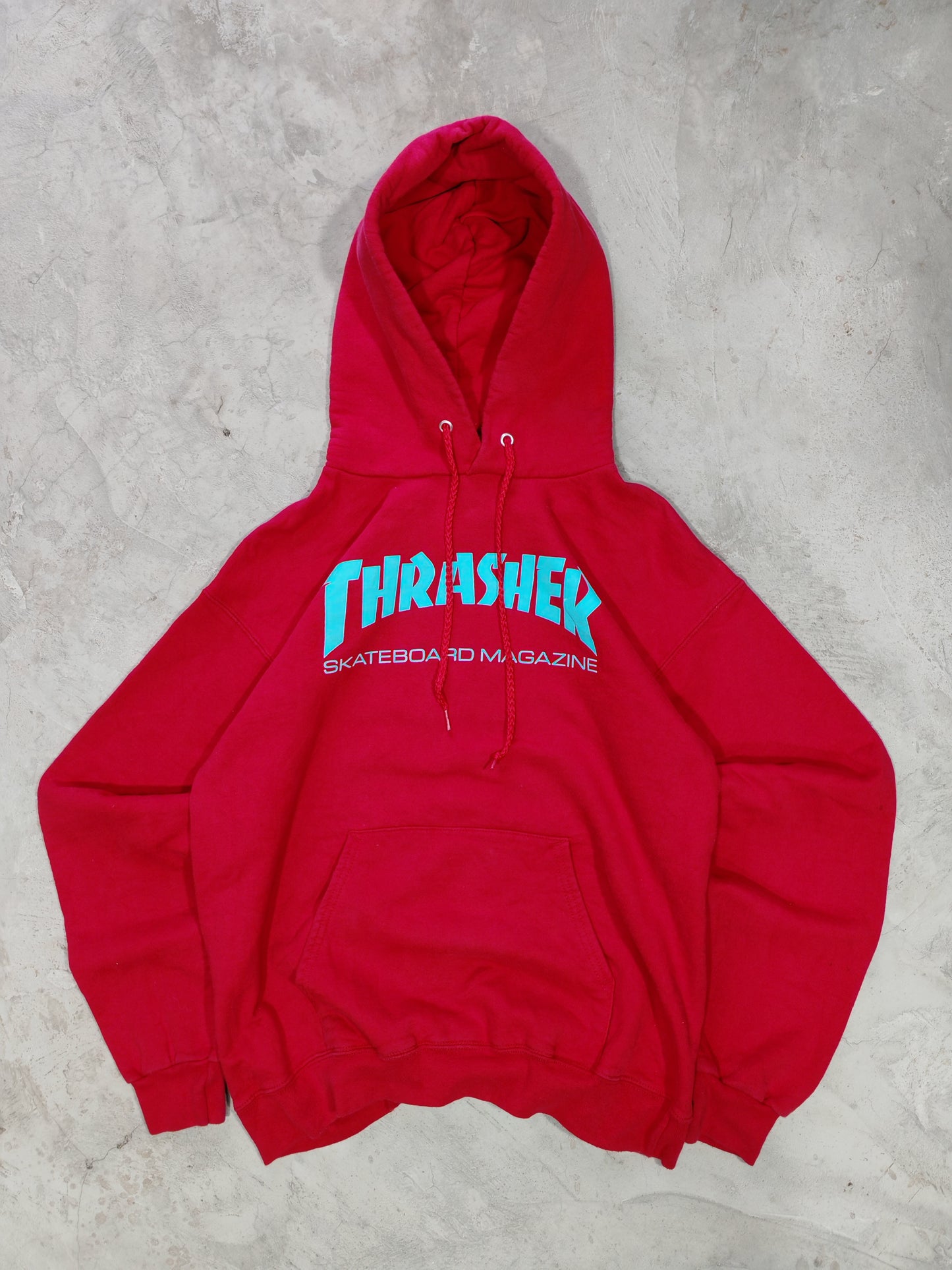 Hoodie Thrasher Skateboard Magazine Rojo - Talla S
