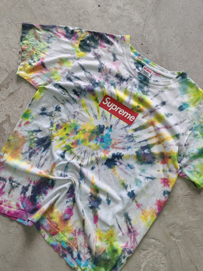 T-Shirt Supreme Box Logo Tie Dye - Talla M