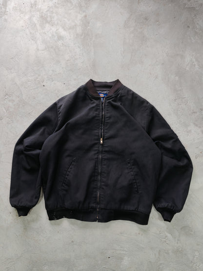 Bomber Dickies Acolchada Negra Talla L (etiqueta XL)