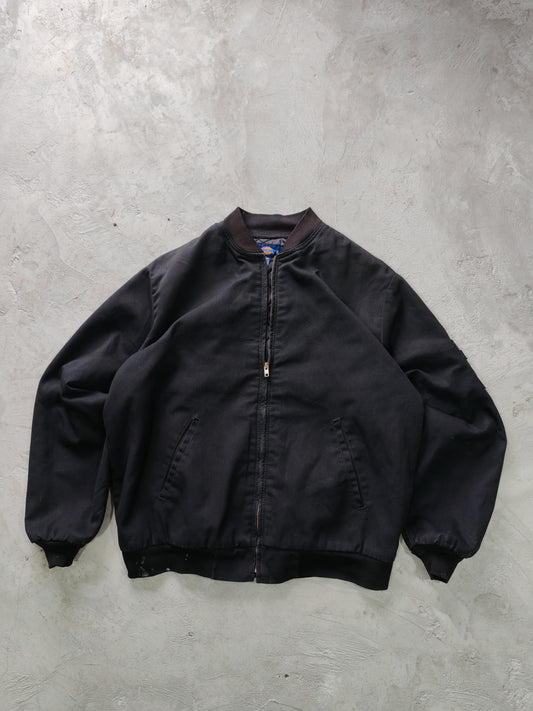 Bomber Dickies Acolchada Negra Talla L (etiqueta XL)