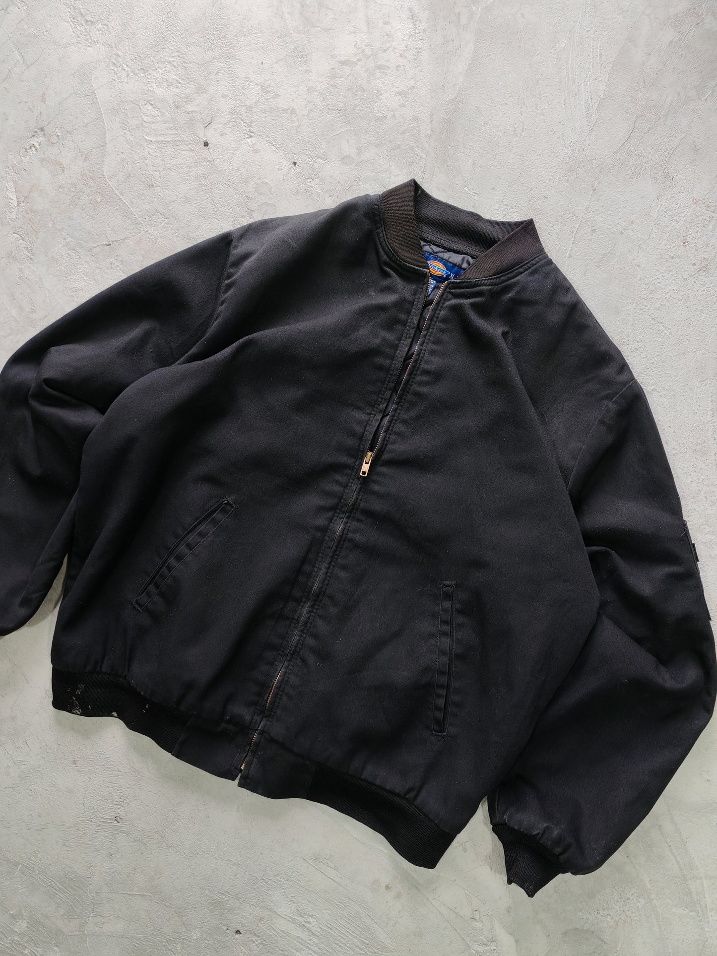 Bomber Dickies Acolchada Negra Talla L (etiqueta XL)