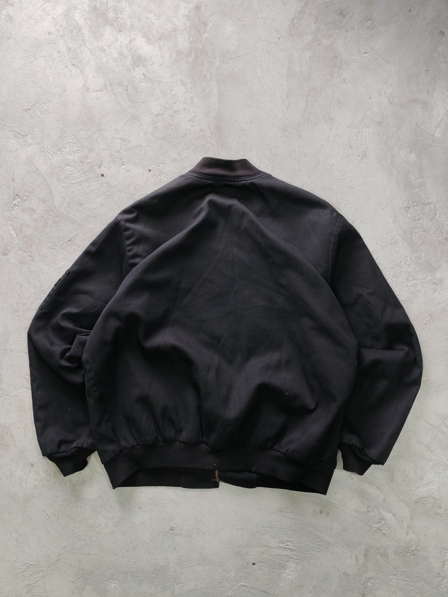 Bomber Dickies Acolchada Negra Talla L (etiqueta XL)