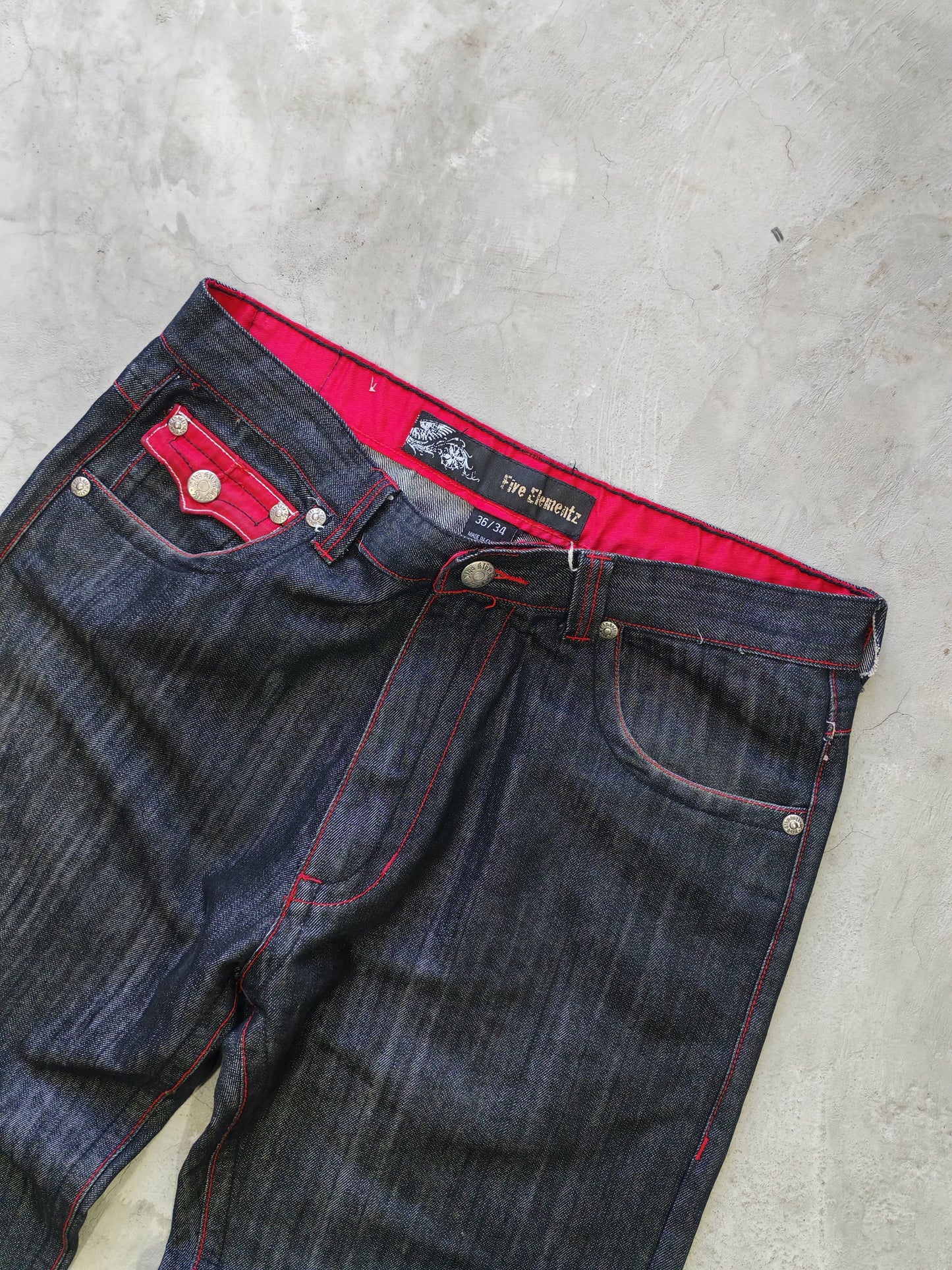 Jeans Five Elementz Y2K - Talla 36x34