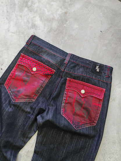Jeans Five Elementz Y2K - Talla 36x34