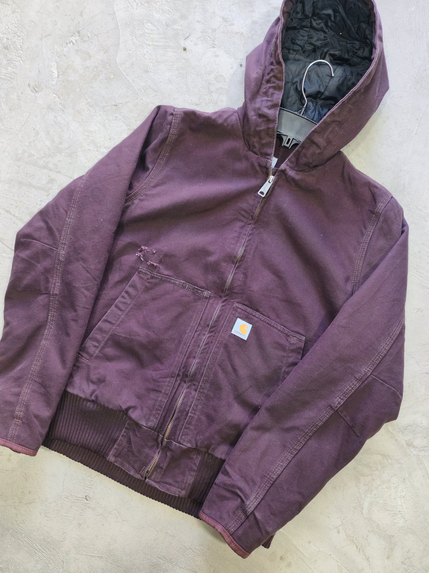 Chaqueta Carhartt Active Jacket Duck Canvas Morado - Talla S
