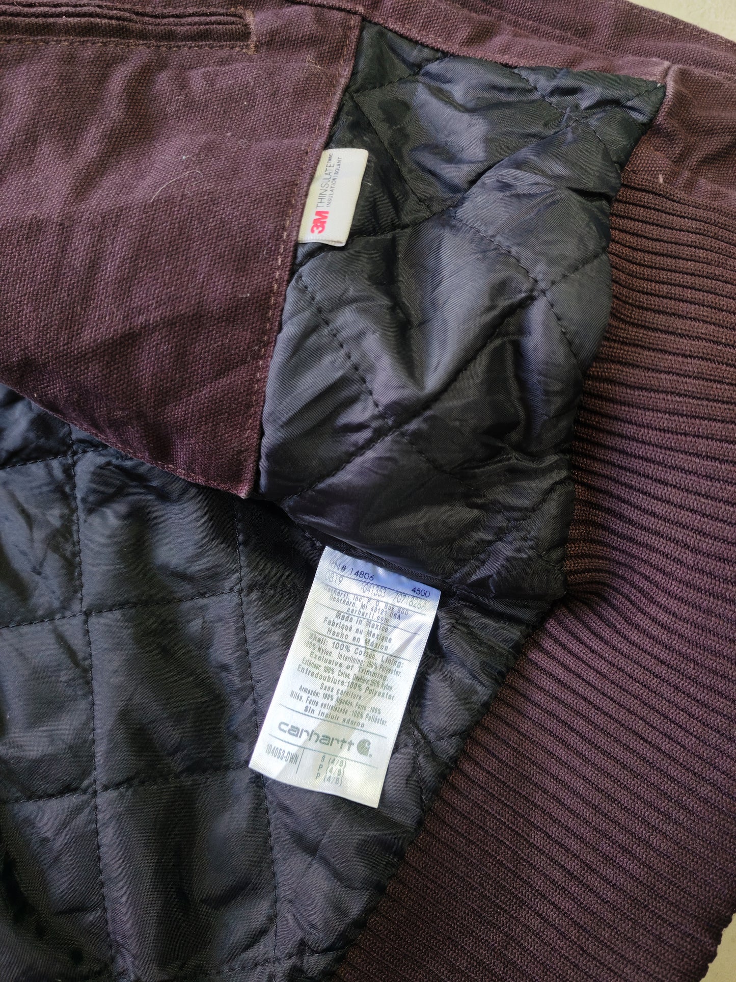 Chaqueta Carhartt Active Jacket Duck Canvas Morado - Talla S