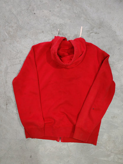 Polo Ralph Lauren Hoodie Zip Rojo — Talla L
