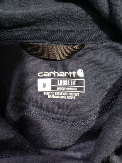 Carhartt Hoodie Azul Navy Loose Fit — Talla M