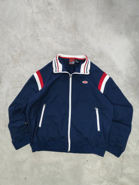 Vans Track Jacket Vintage Azul Navy — Talla XL