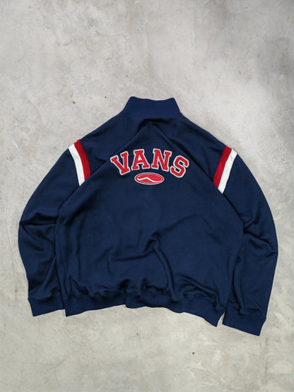 Vans Track Jacket Vintage Azul Navy — Talla XL