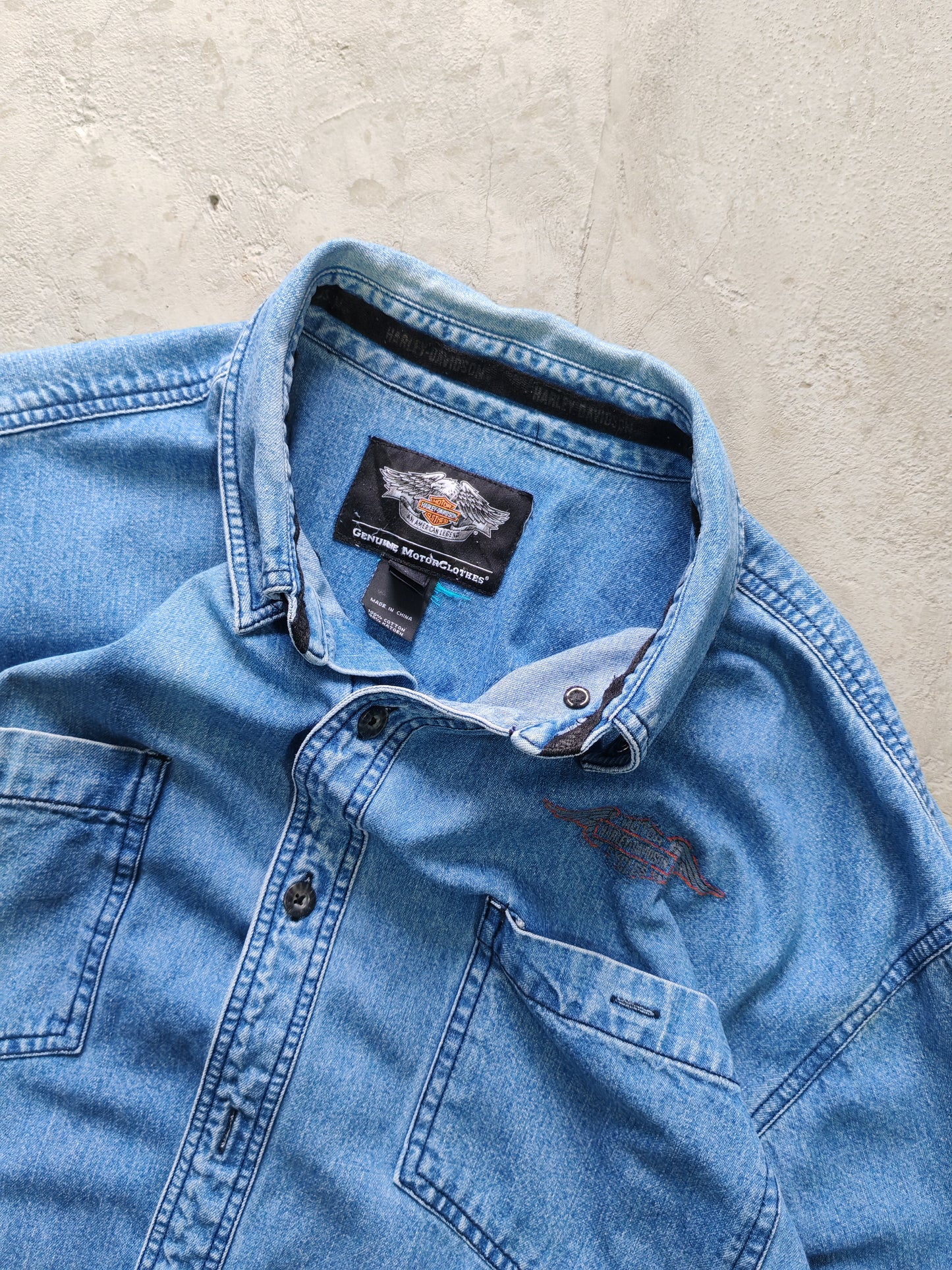 Harley-Davidson Denim Shirt Vintage