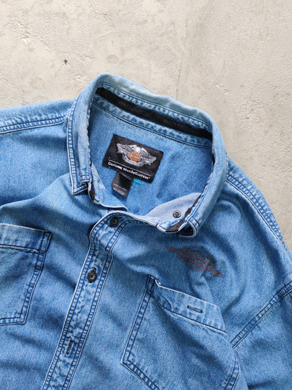 Harley-Davidson Denim Shirt Vintage