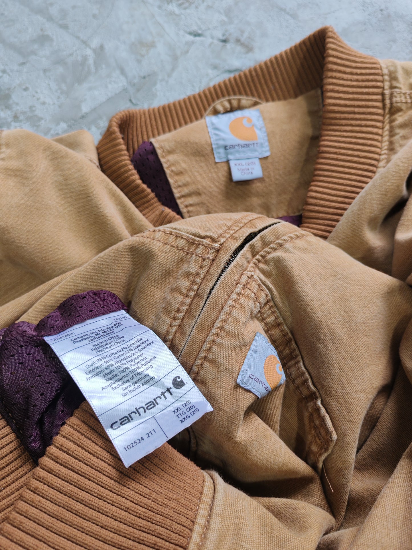 Carhartt Bomber Jacket Tan – M