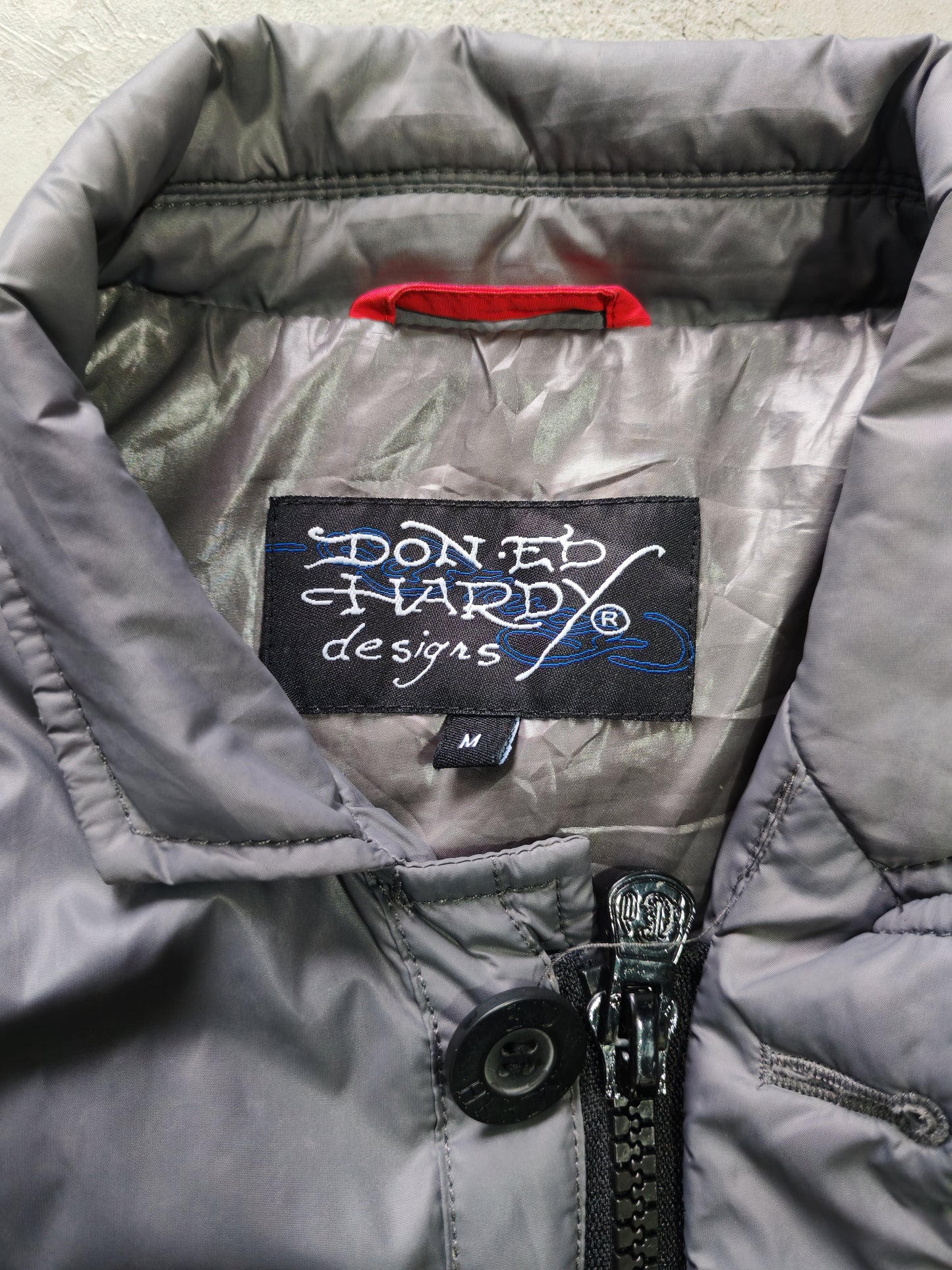 Ed Hardy Death or Glory Jacket Grey – M