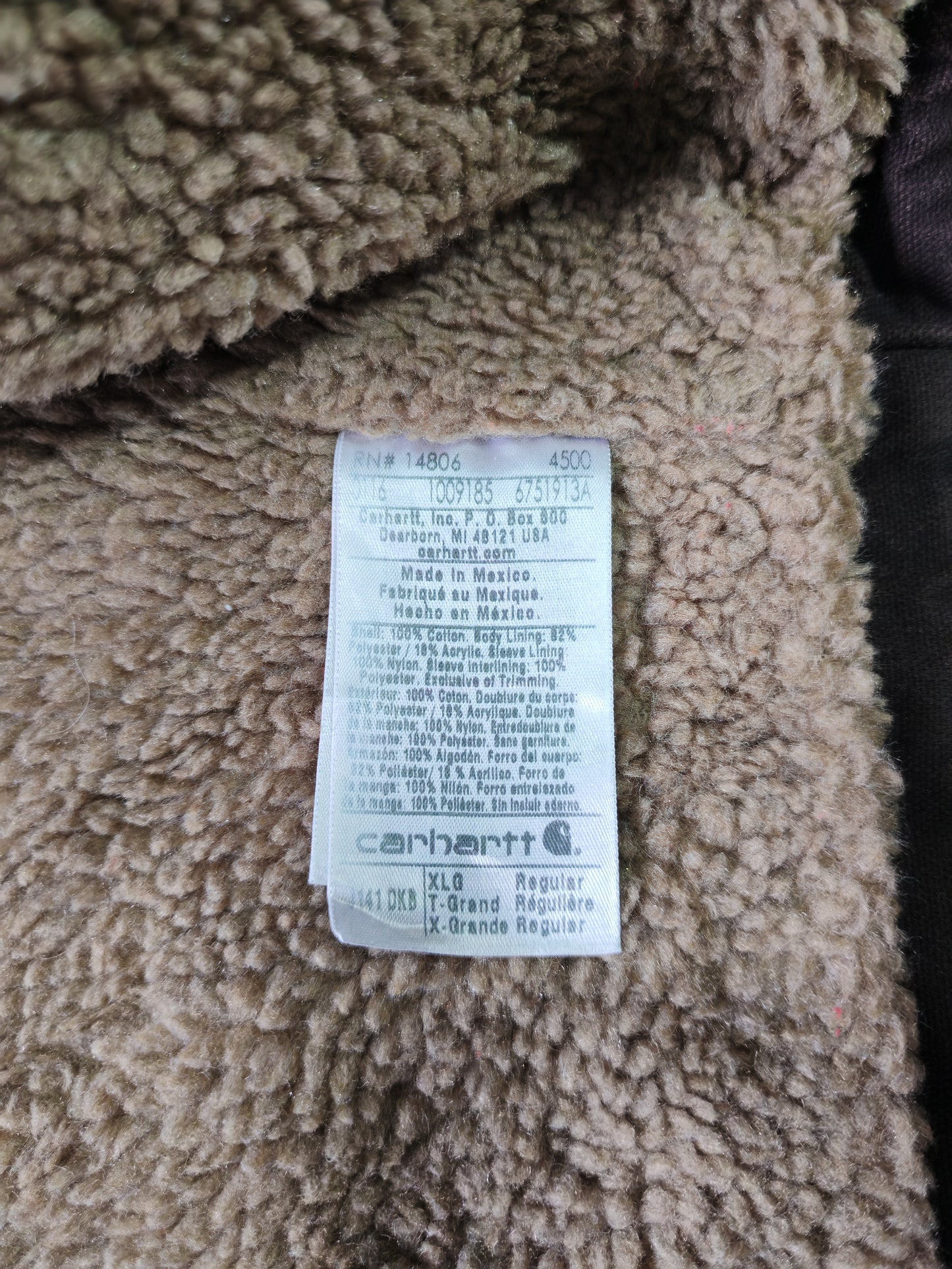 Carhartt Active Jacket Brown – XL