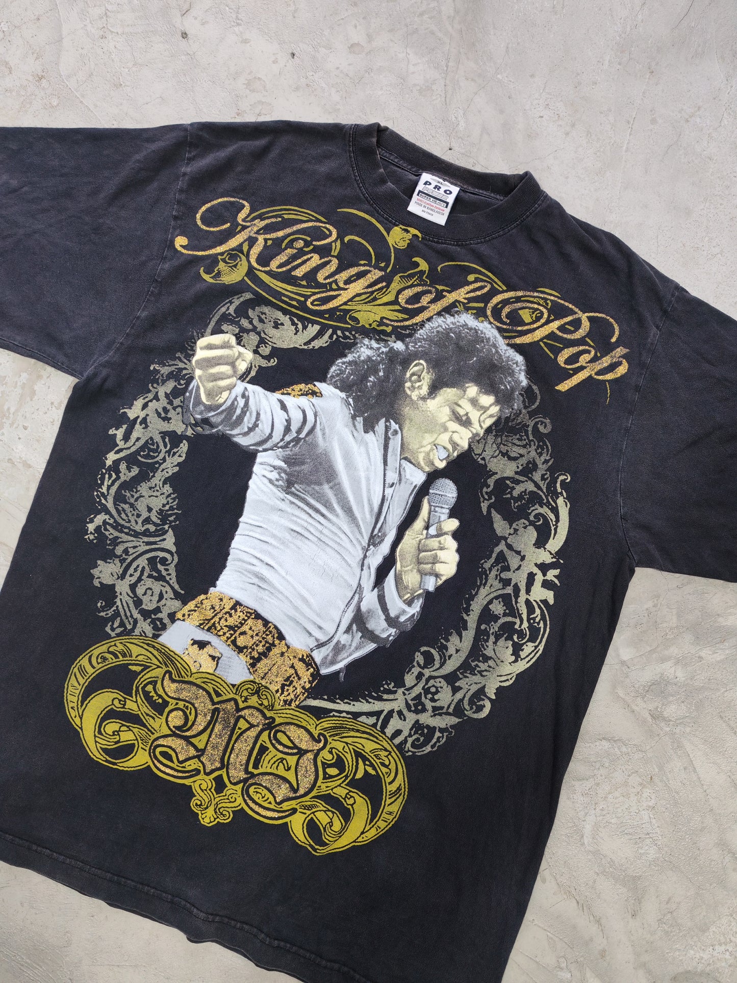 Michael Jackson King of Pop Tee Black – XL