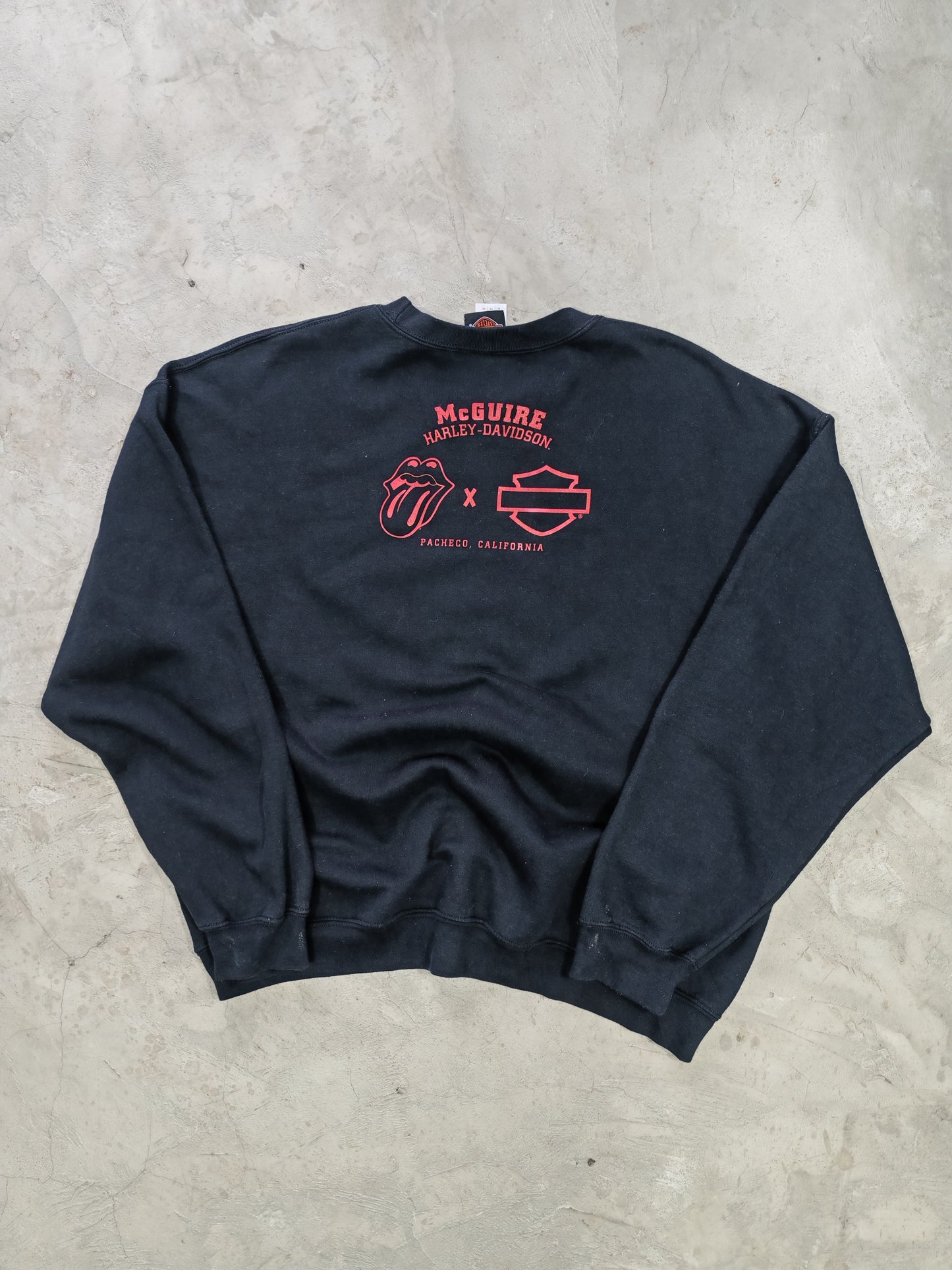 Harley-Davidson x Rolling Stones Start Me Up Crewneck Black – XL