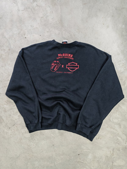 Harley-Davidson x Rolling Stones Start Me Up Crewneck Black – XL