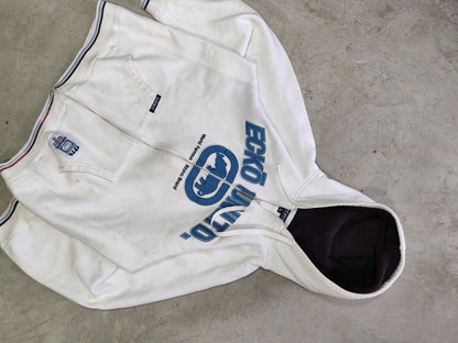 Ecko Unltd World Famous Rhino Zip Hoodie White – L